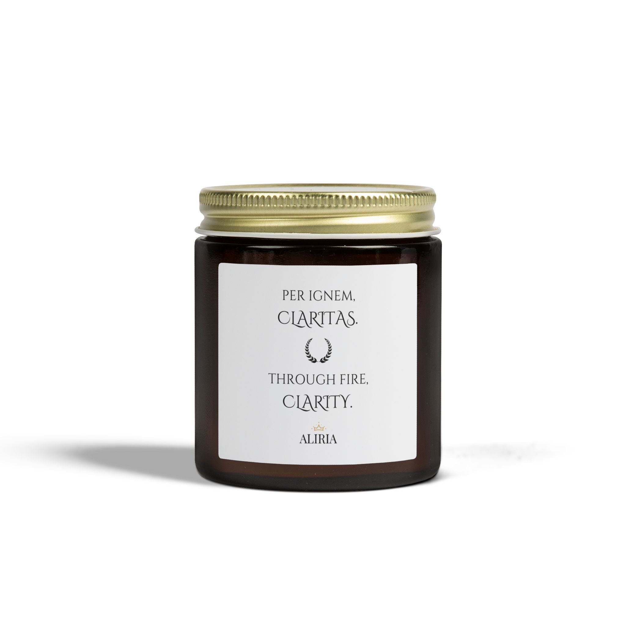 Per Ignem, Claritas — Executive Candle for Focus & Clarity