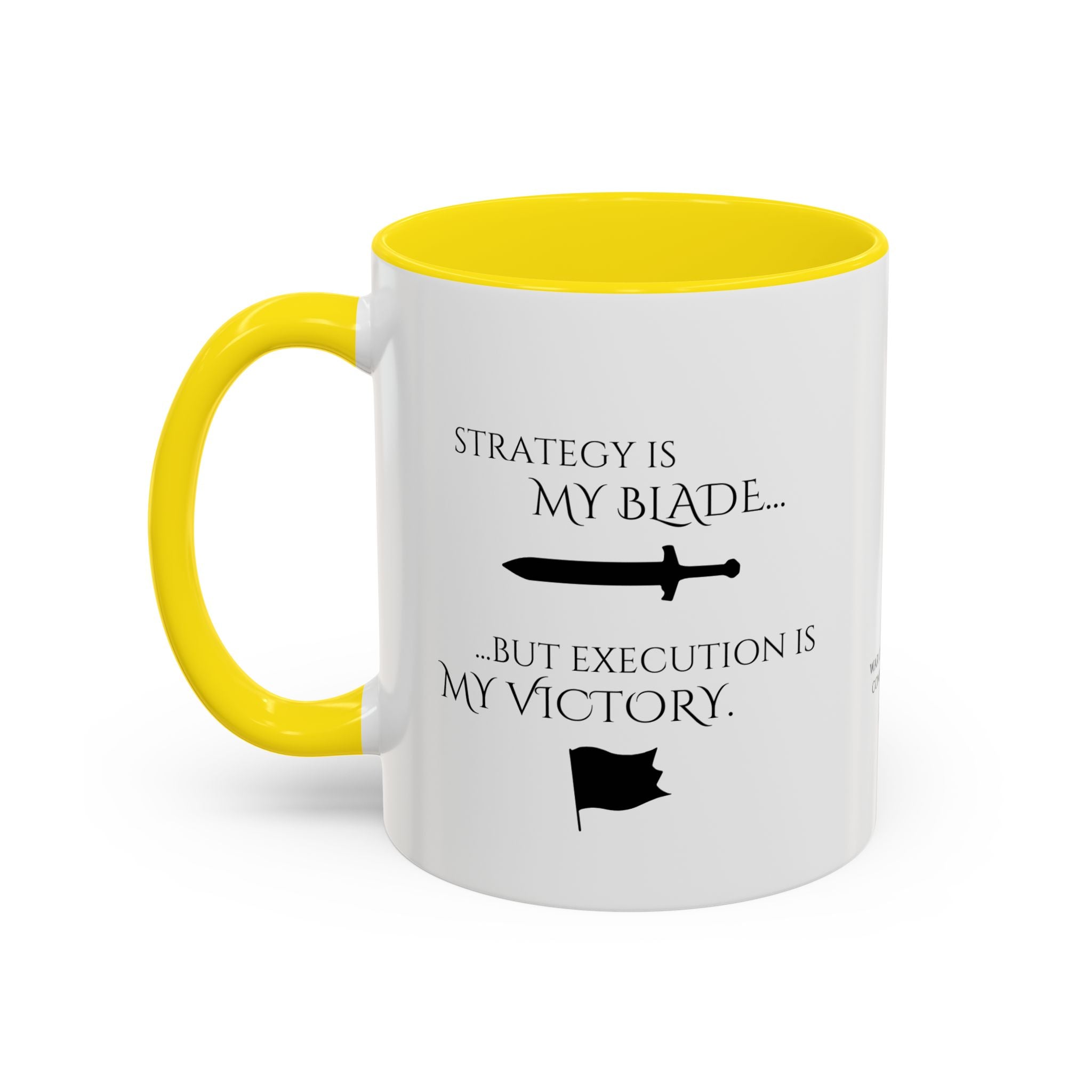 Strategy Is My Blade – Executive War Room Mug 11oz