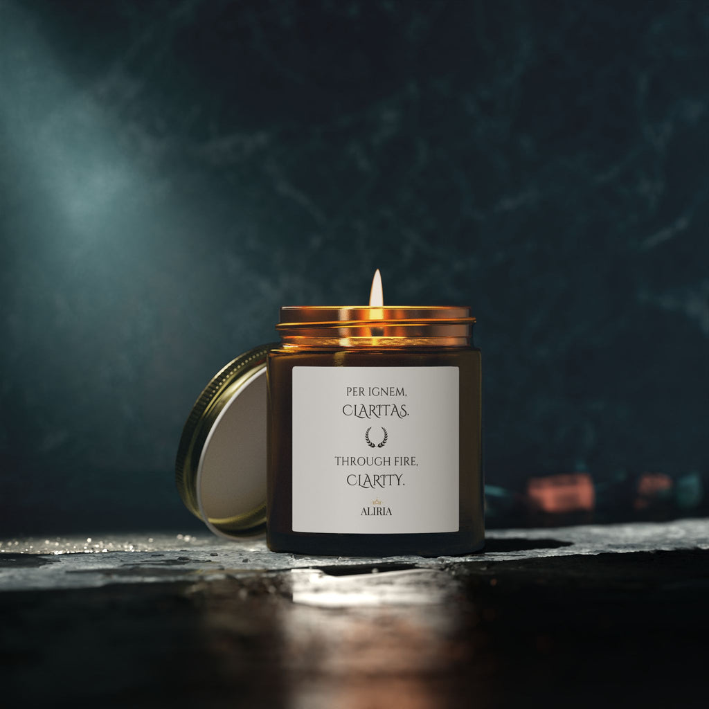 Per Ignem, Claritas — Executive Candle for Focus & Clarity